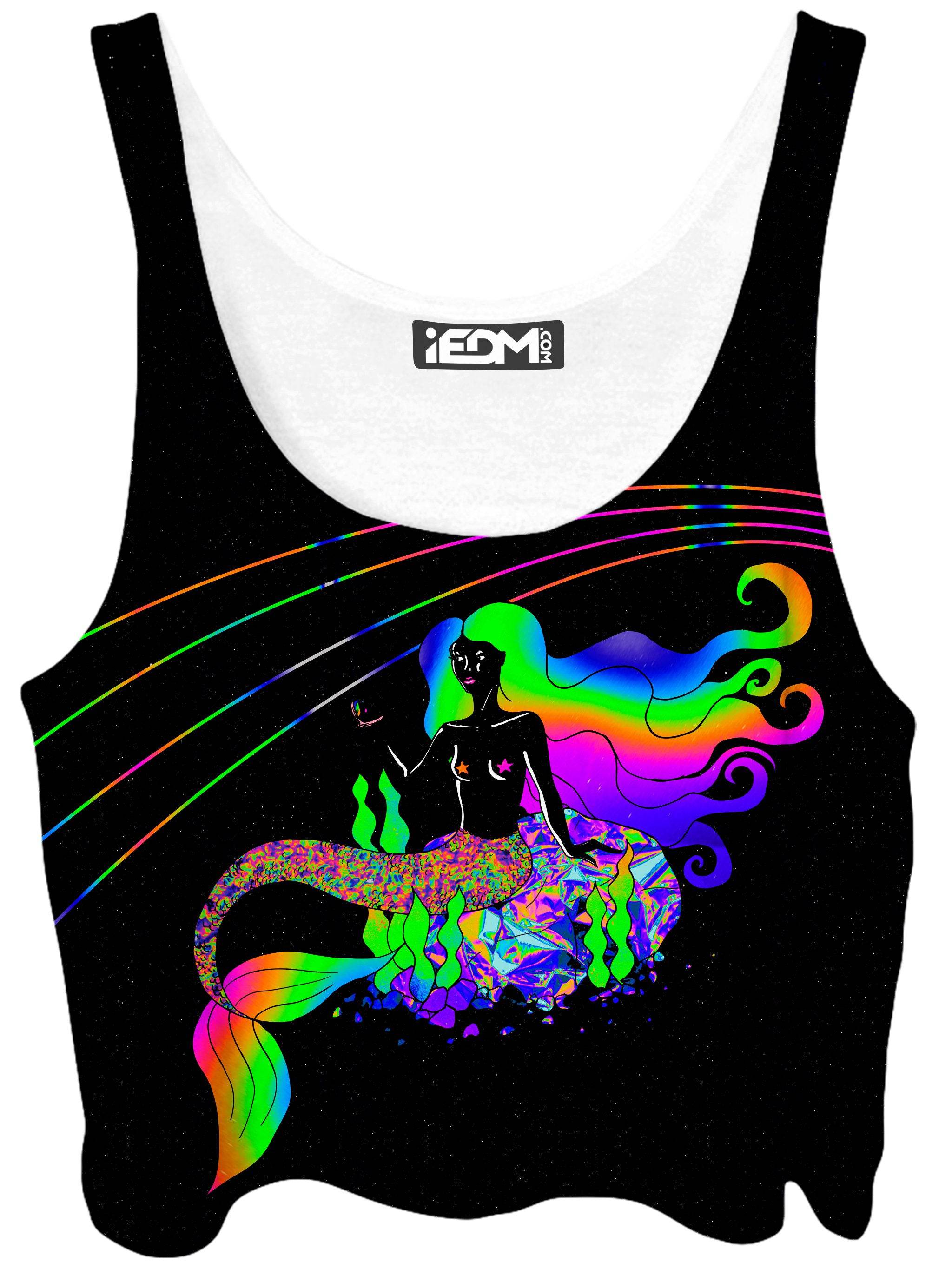Neon Mermaid Crop Top