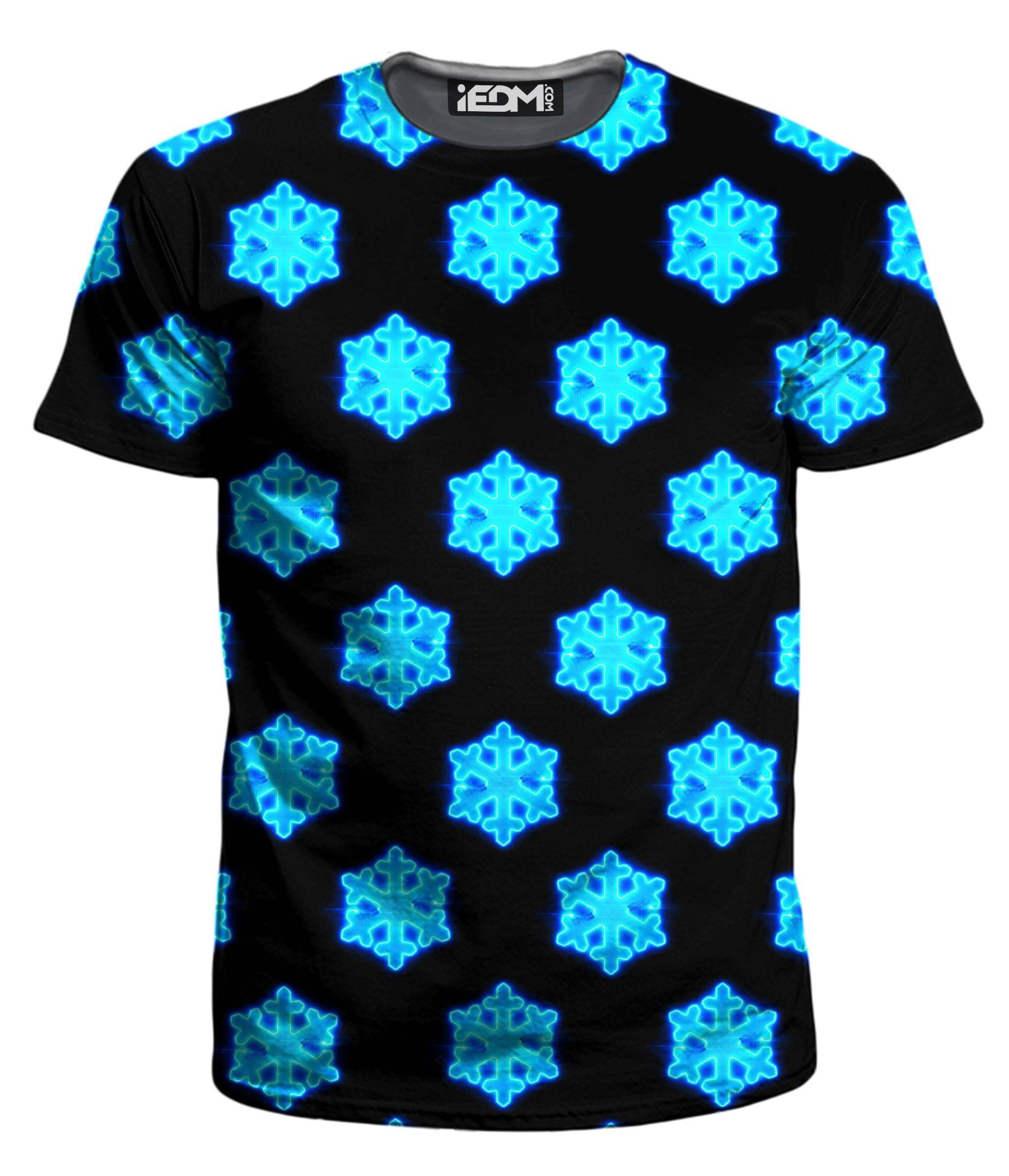 Neon Snowflake Men's T-Shirt