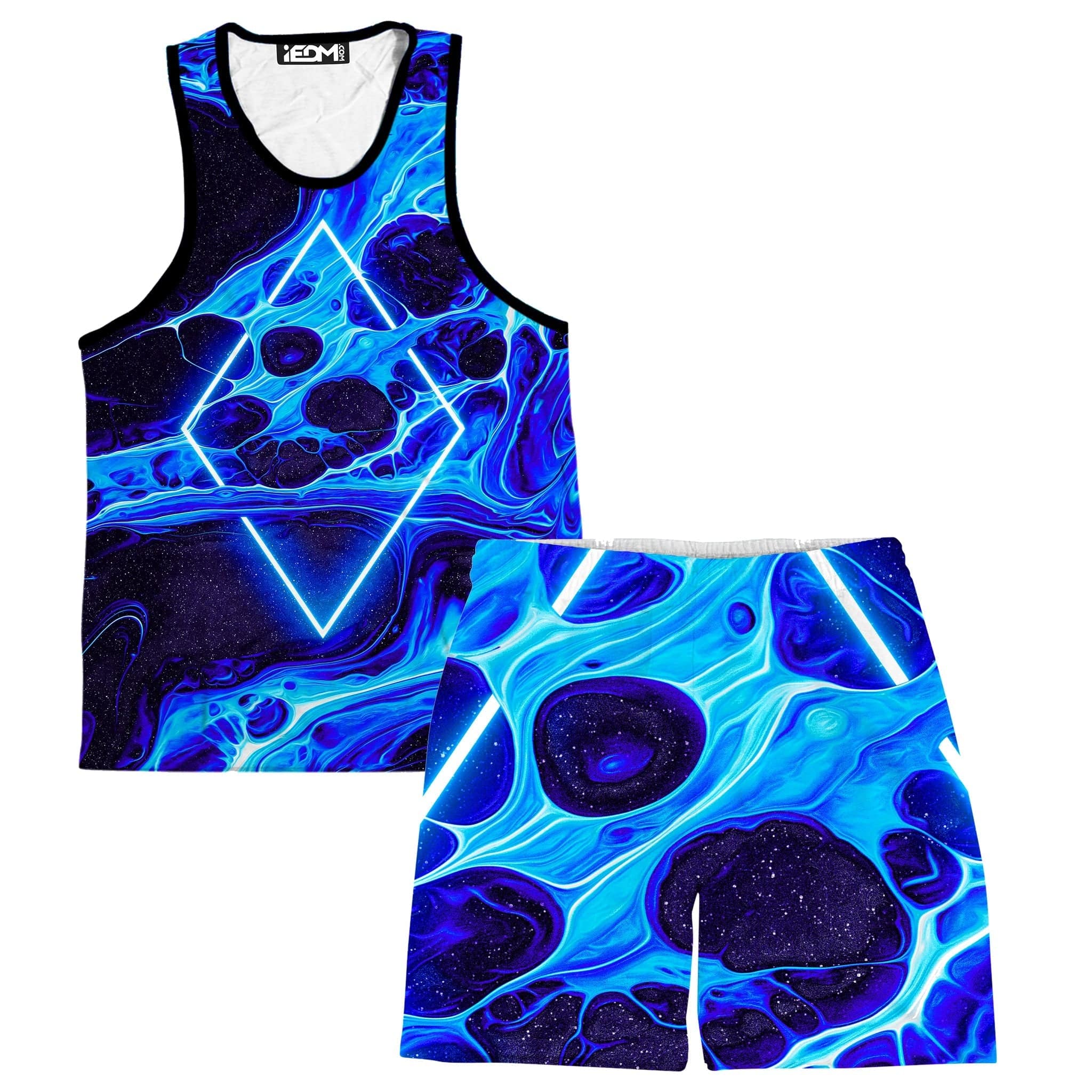 Portal Home Blue Men's Tank and Shorts Combo