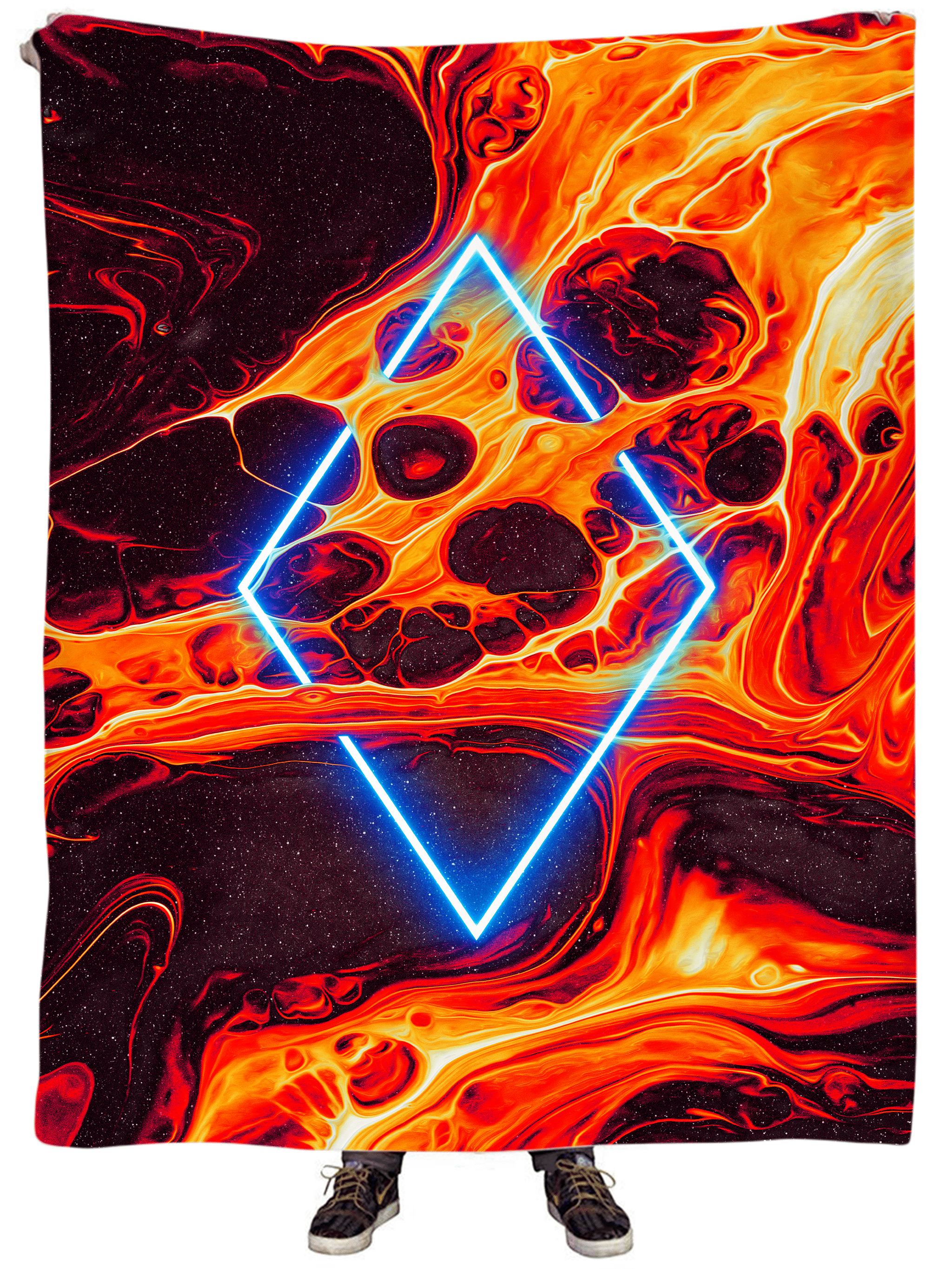 Portal Home Orange Plush Blanket