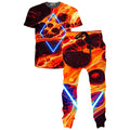 Portal Home Orange T-Shirt and Joggers Combo