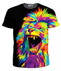 Psychedelic Lion Men's T-Shirt