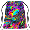 Rainbow Magma Drawstring Bag