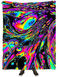 Rainbow Magma Plush Blanket