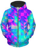 Raspberry Iced Tea Unisex Zip-Up Hoodie