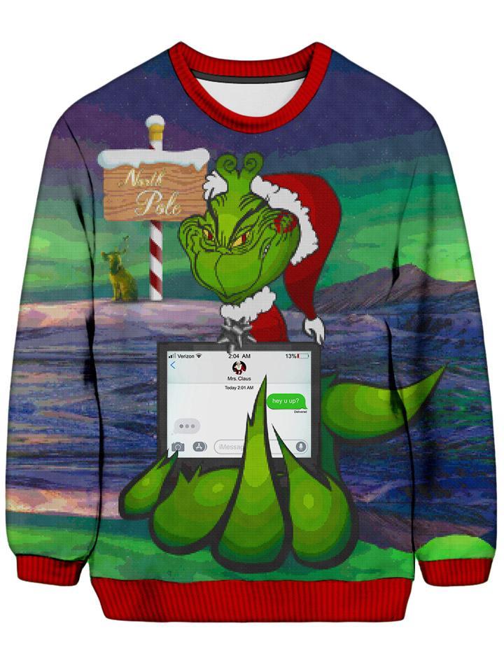 Savage Grinch Ugly Sweater