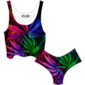 Thermo Chronic Crop Top and Booty Shorts Combo