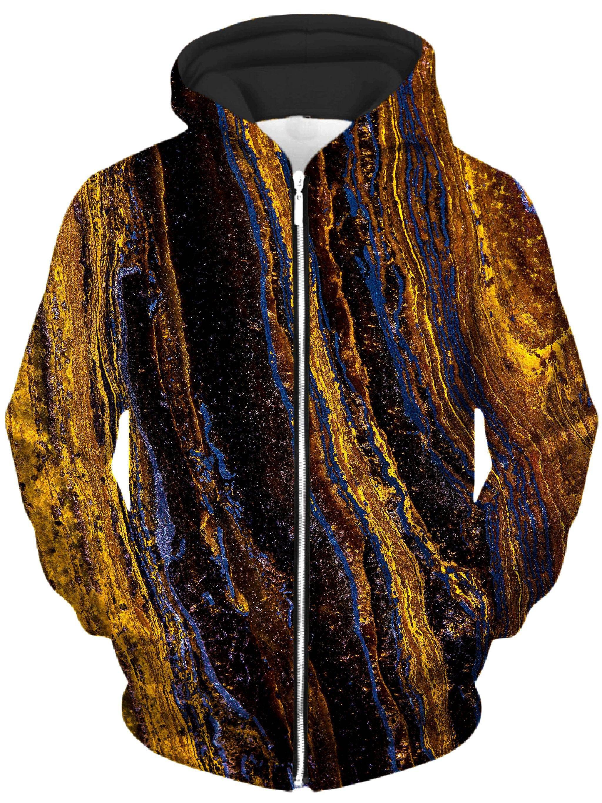 Tiger's Eye Unisex Zip-Up Hoodie