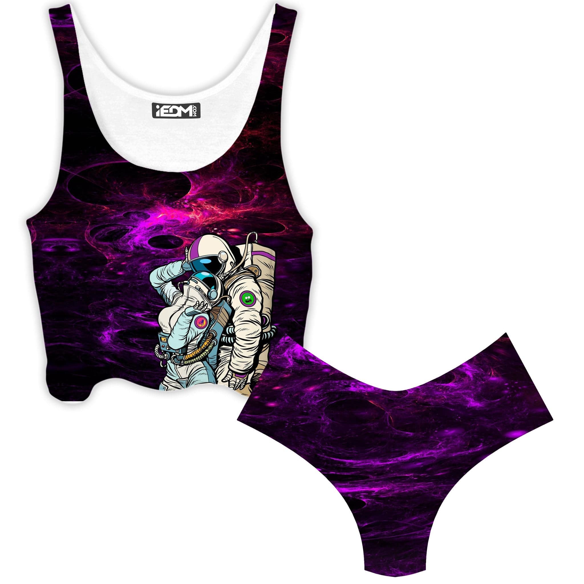 We Landed Crop Top and Booty Shorts Combo