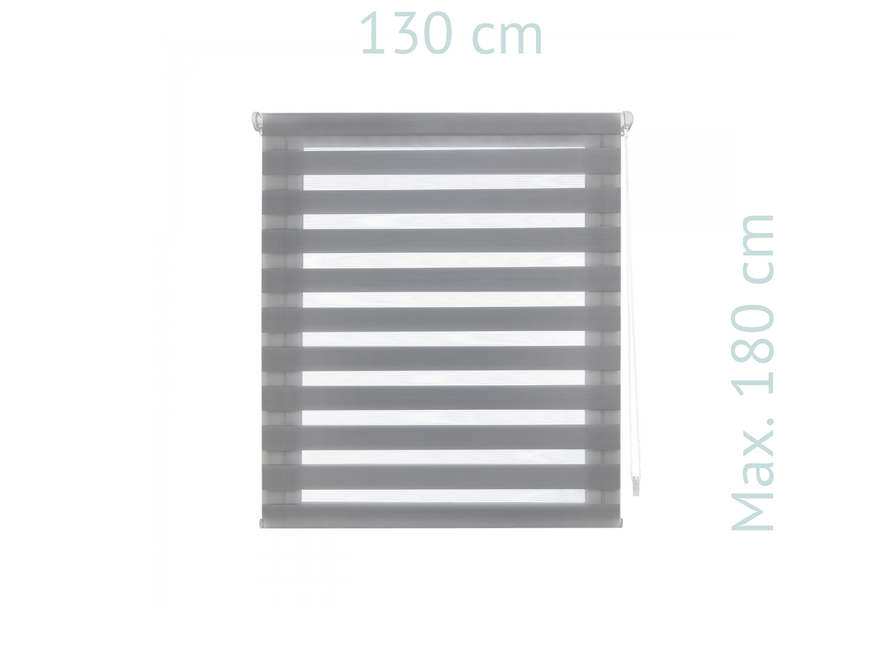 Estor Enrollable 130X180 GRIS Noche y Día EASY FIX