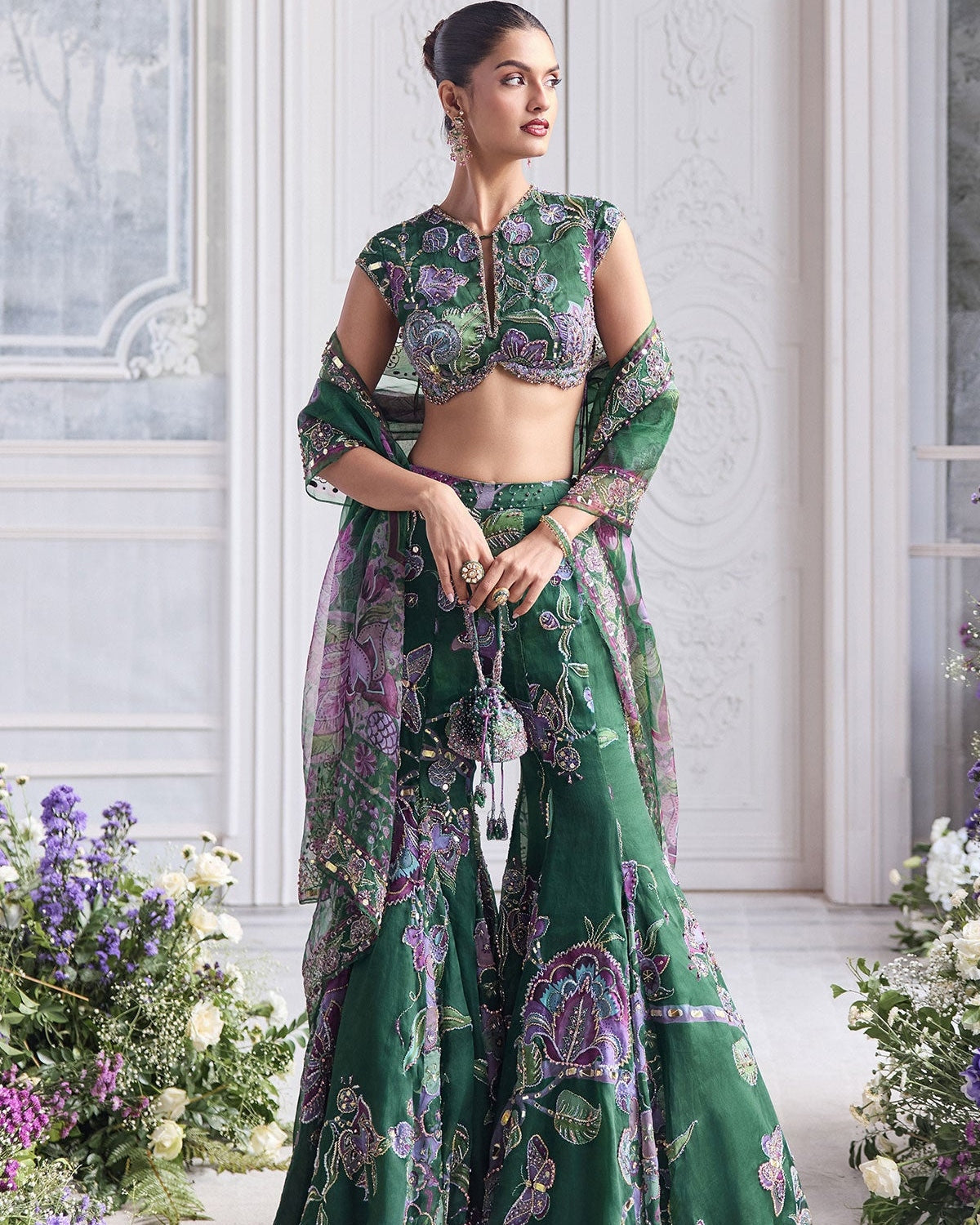 Nora Sharara Set By KYNAH, Luxury Indian Fashion & Bridal Wear