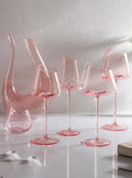 Nordic Flamingo PInk Wine Glass