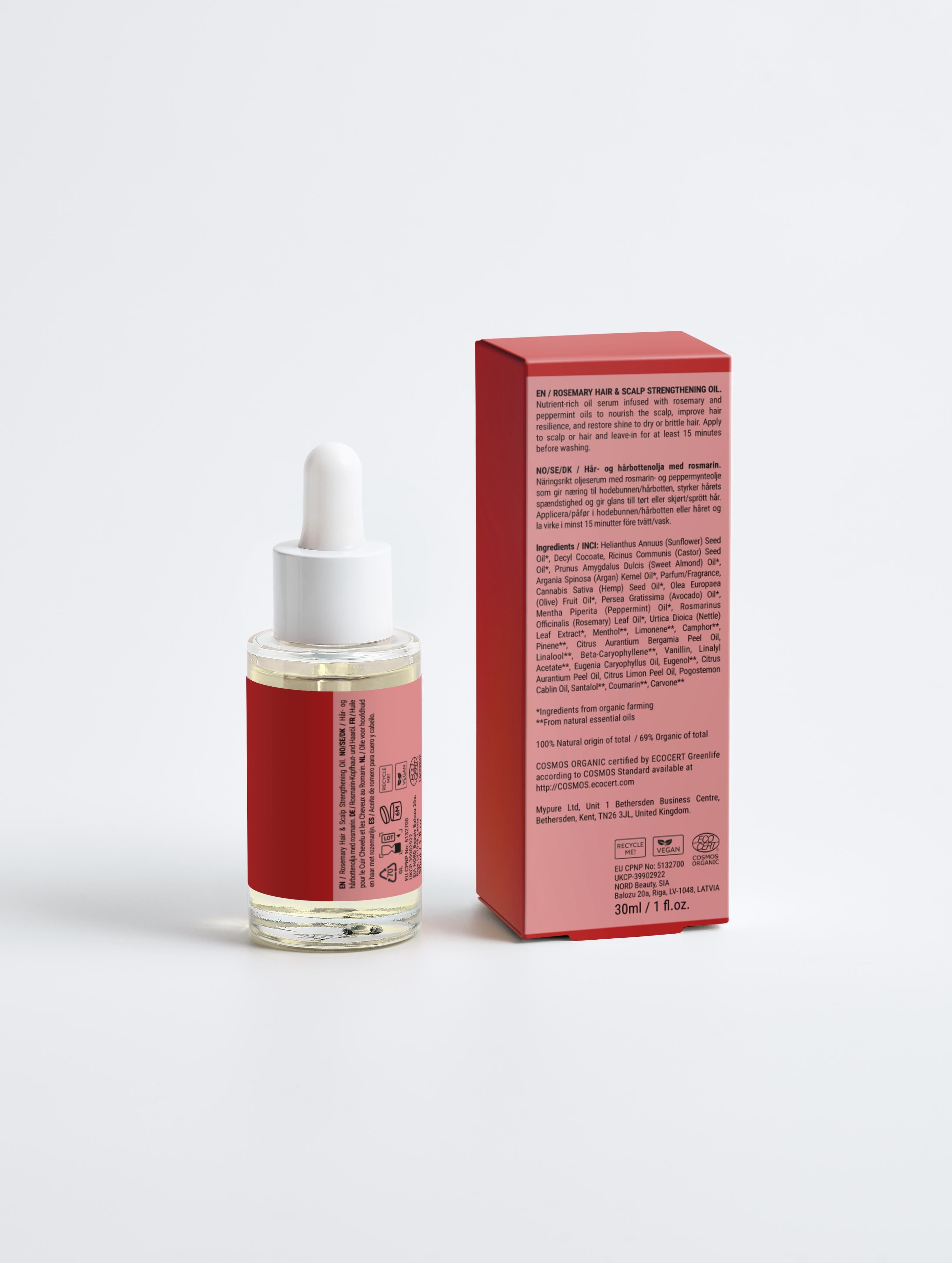 Tratamiento Capilar | Aceite Fortalecedor con Romero y Menta