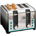 4-Slice Toaster with 7 Browning Levels, Reheat, Defrost & Cancel, 1860W, Black