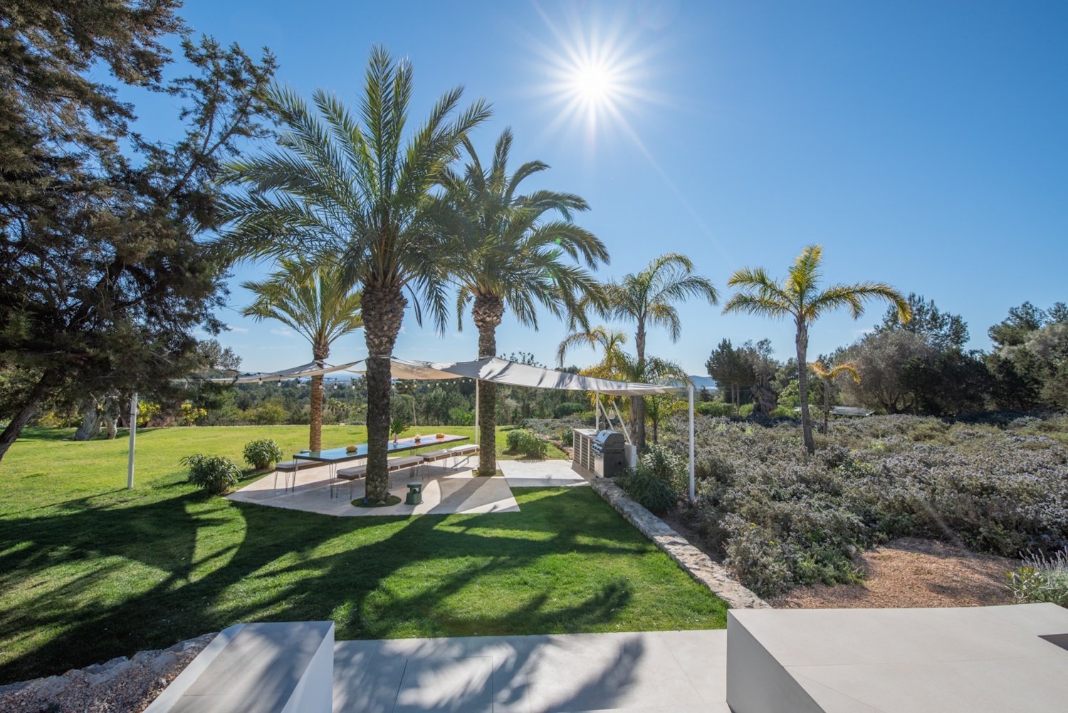 Peaceful Ibiza Villa with Artistic Interiors, Beautiful Outdoor and Incredible Views near Ibiza Town