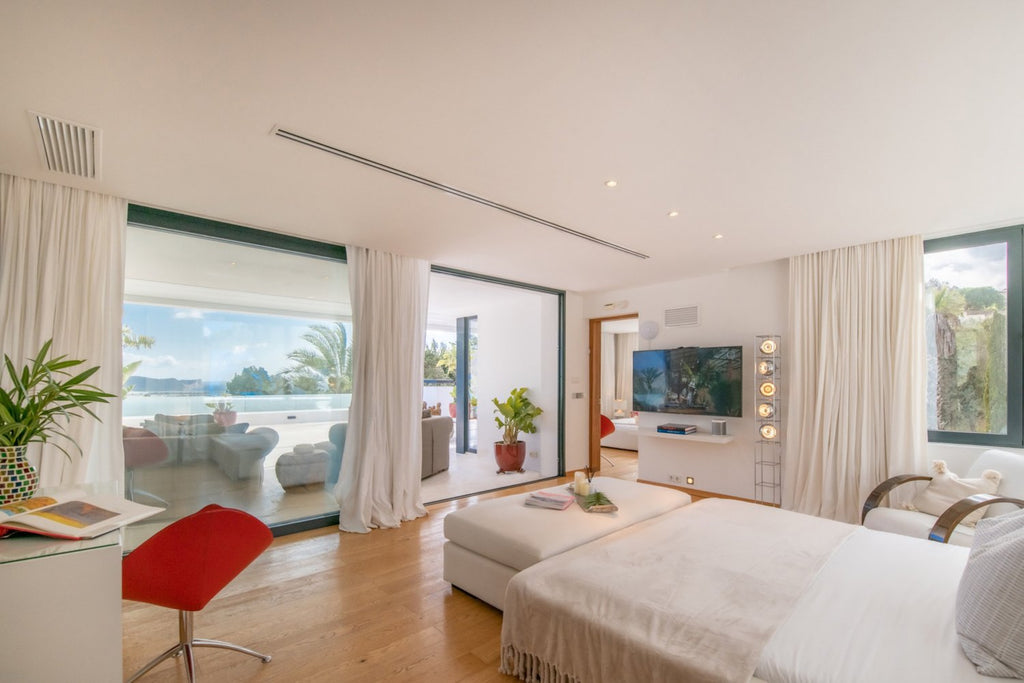 Peaceful Ibiza Villa with Artistic Interiors, Beautiful Outdoor and Incredible Views near Ibiza Town
