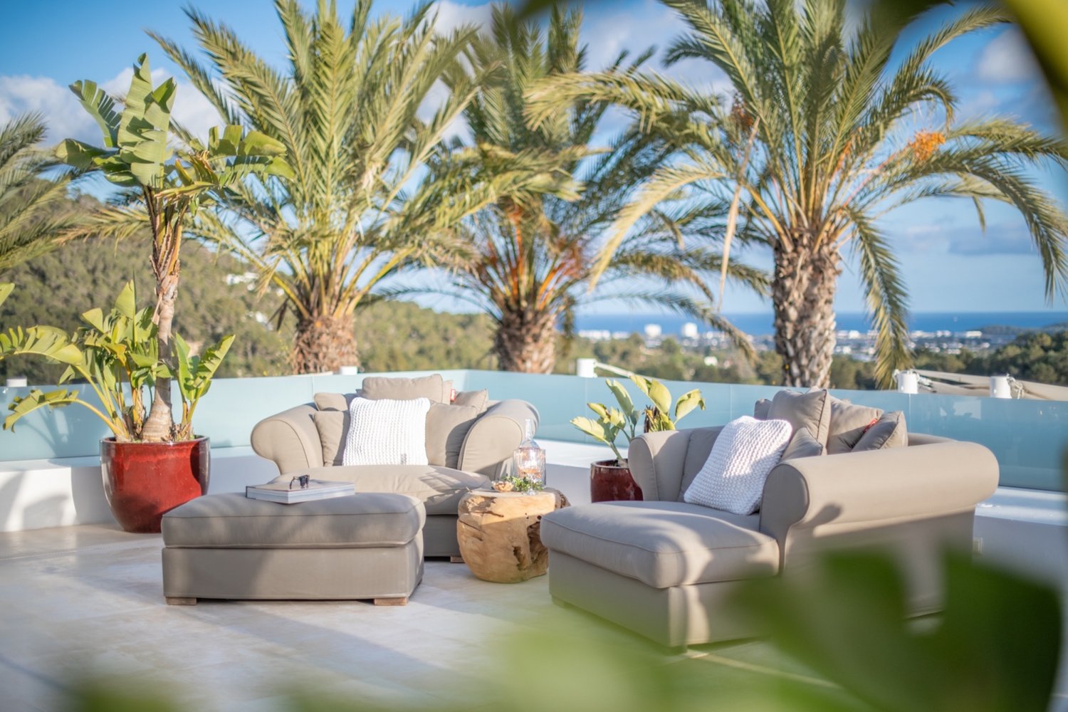 Peaceful Ibiza Villa with Artistic Interiors, Beautiful Outdoor and Incredible Views near Ibiza Town