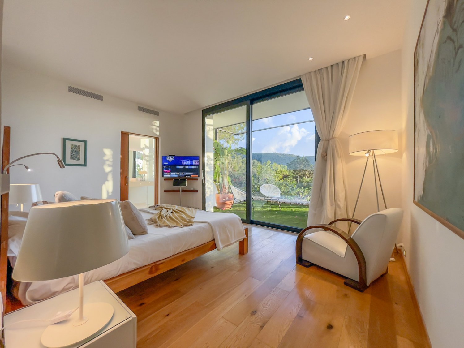 Peaceful Ibiza Villa with Artistic Interiors, Beautiful Outdoor and Incredible Views near Ibiza Town