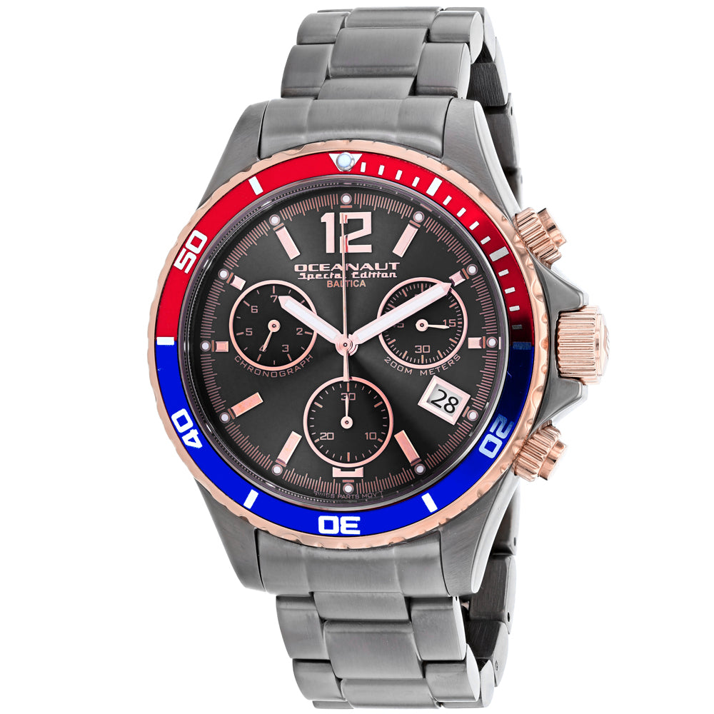Oceanaut Chronograph Watch — Black