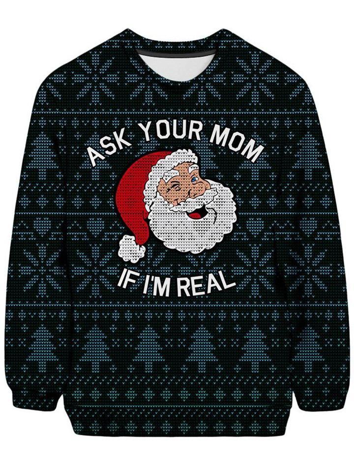 Ask Your Mom Ugly Sweater