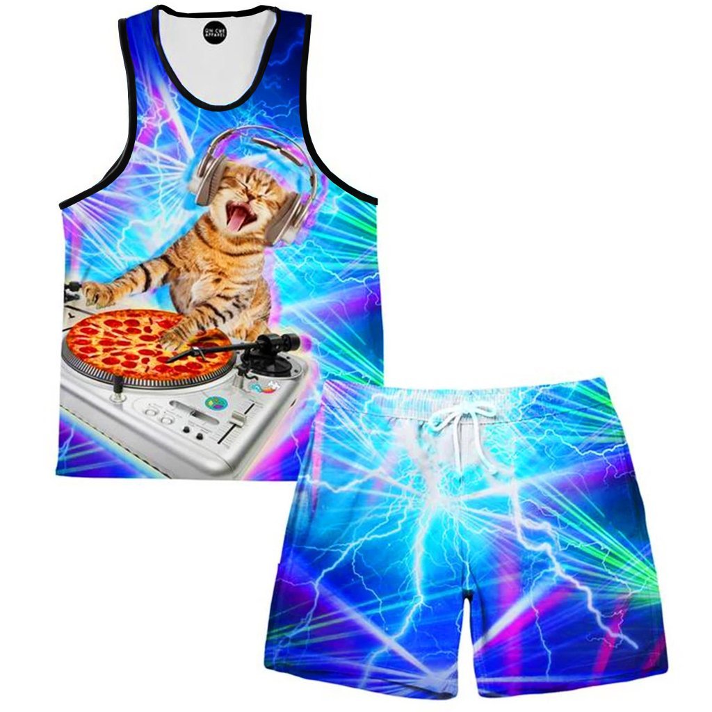 DJ Paws Tank and Shorts Combo