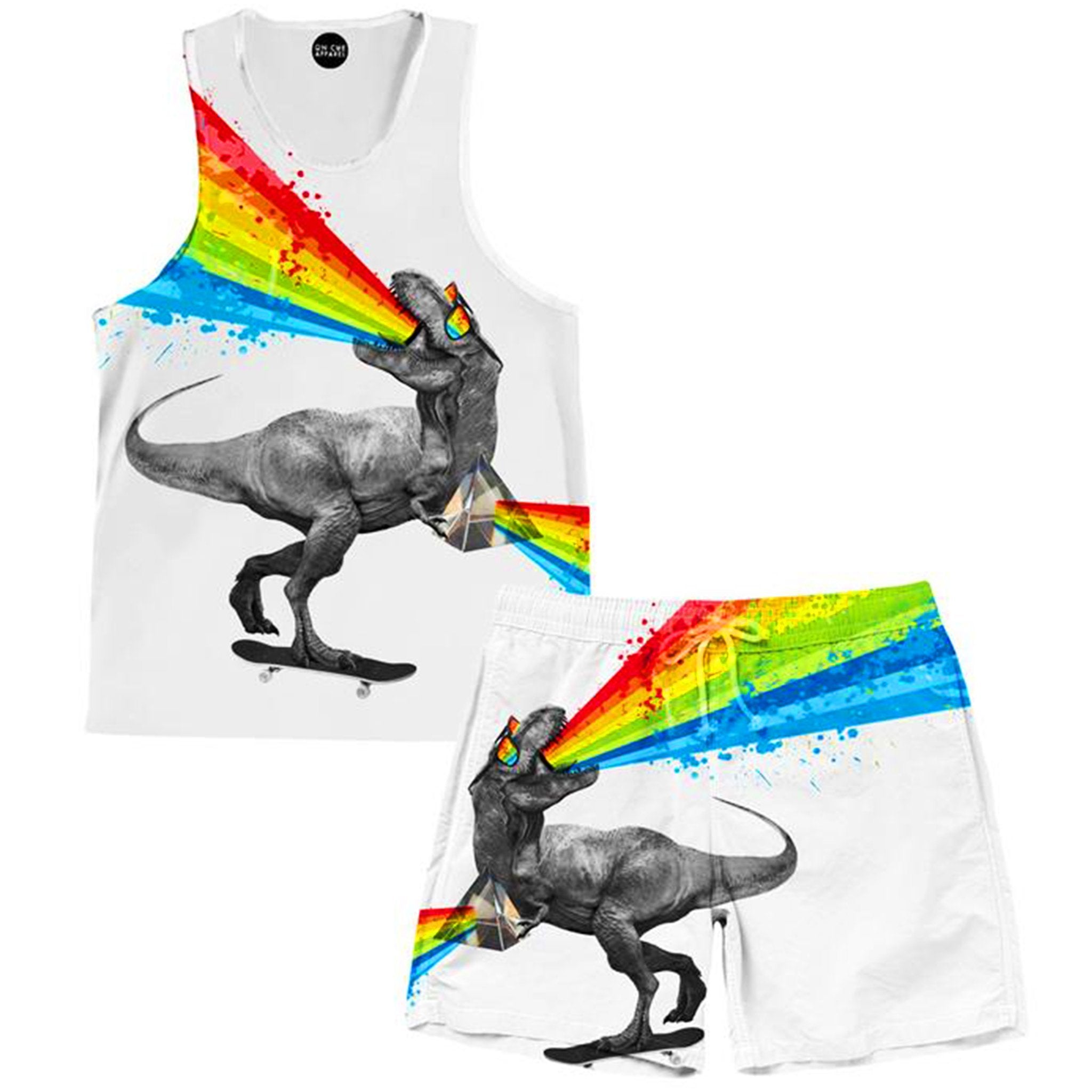 Prism T-Rex Tank and Shorts Combo