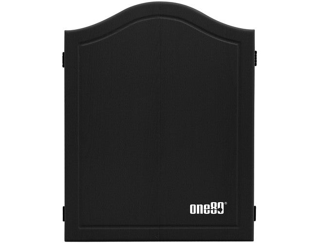 One80 Black Dartboard Cabinet