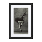 Onyx Elegance | Dance-Art Framed Poster #76 (23.5" H x 17.5" W)