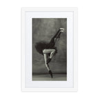 Onyx Elegance | Dance-Art Framed Poster #76 (23.5" H x 17.5" W)