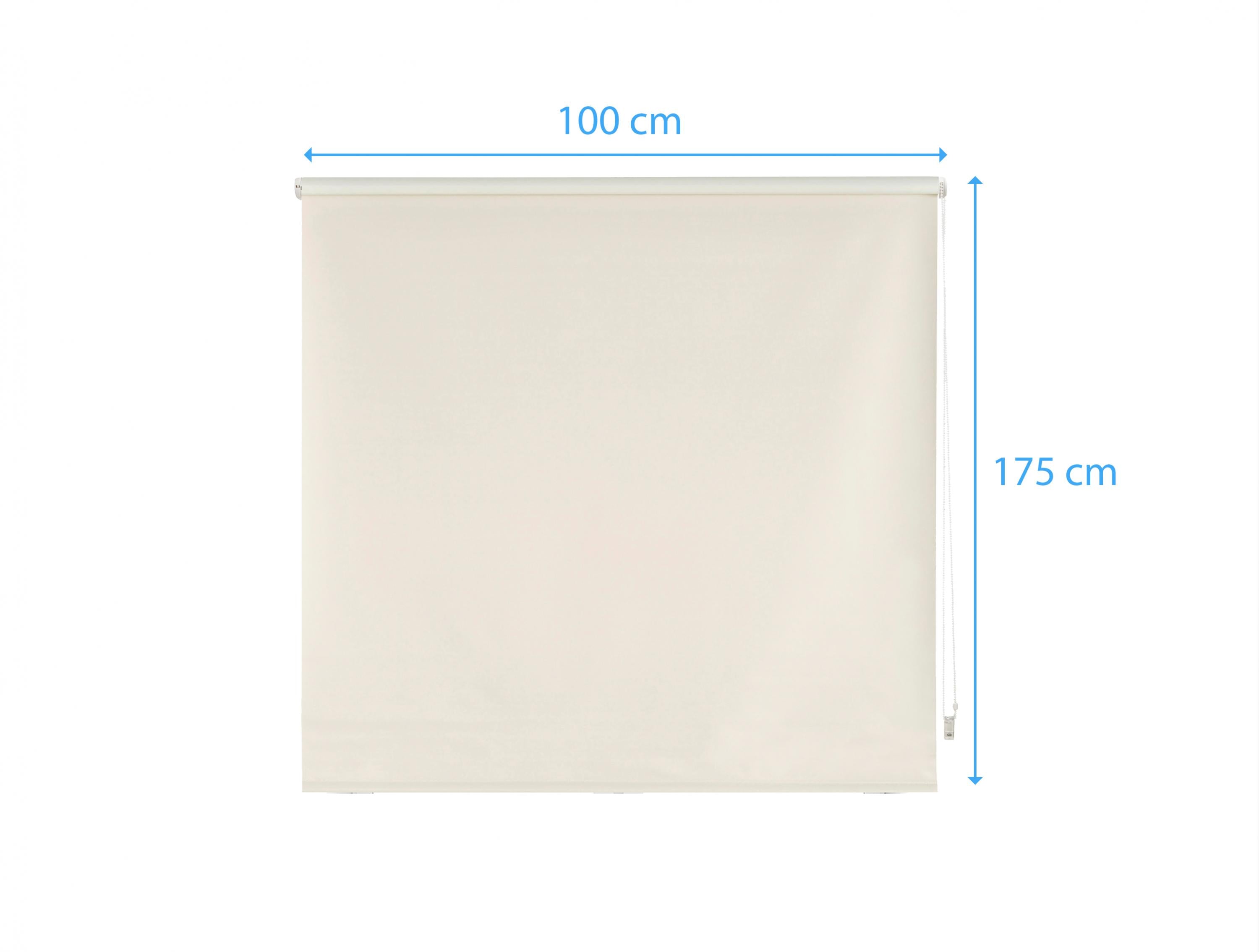 Estor Enrollable 100X175 BEIGE Poliéster Translúcido