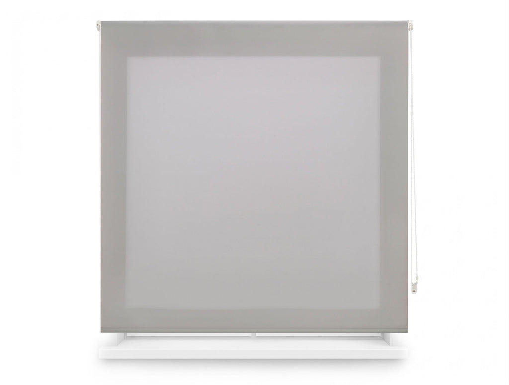 Estor Enrollable 150X175 PLATA Poliéster Translúcido