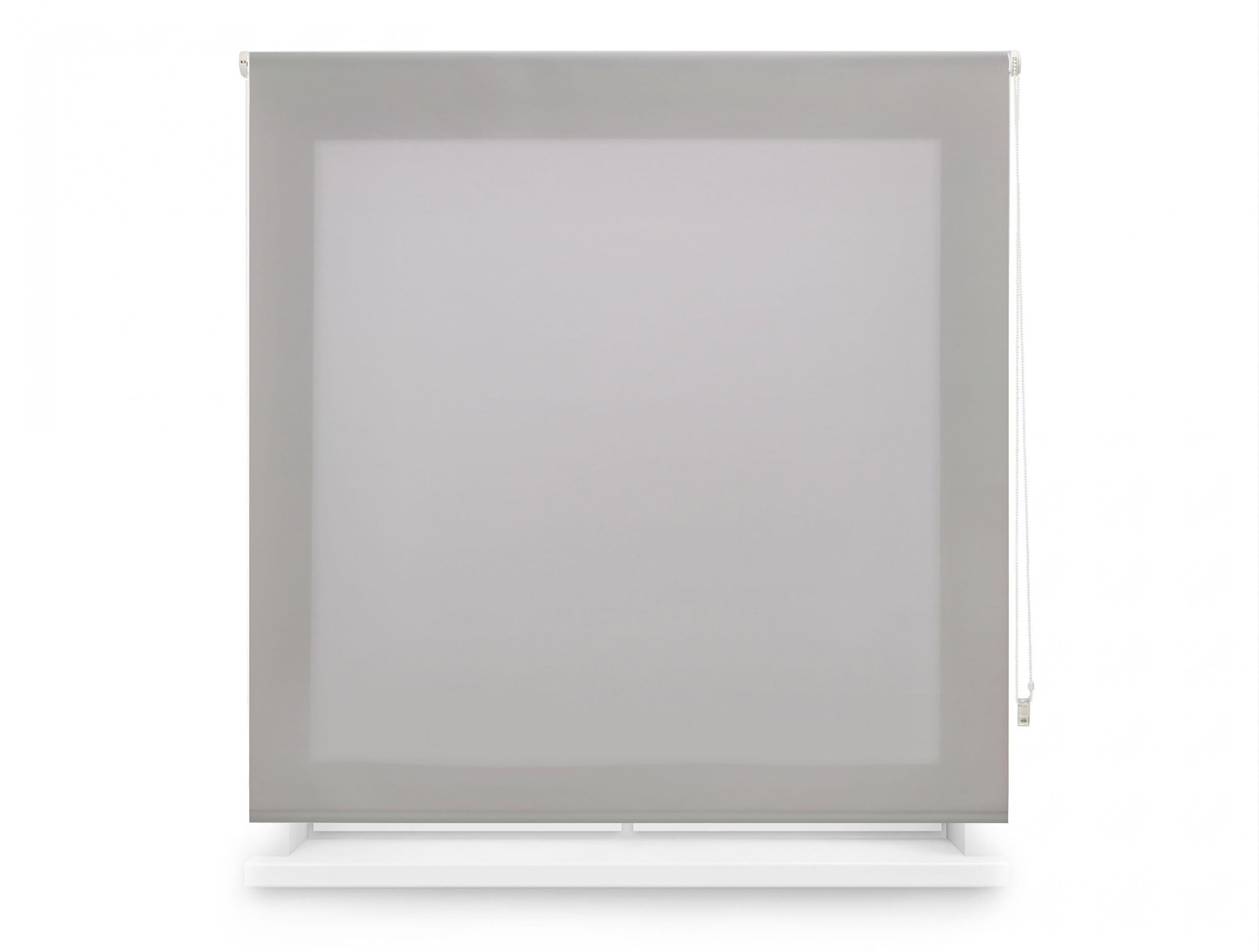 Estor Enrollable 150X175 PLATA Poliéster Translúcido