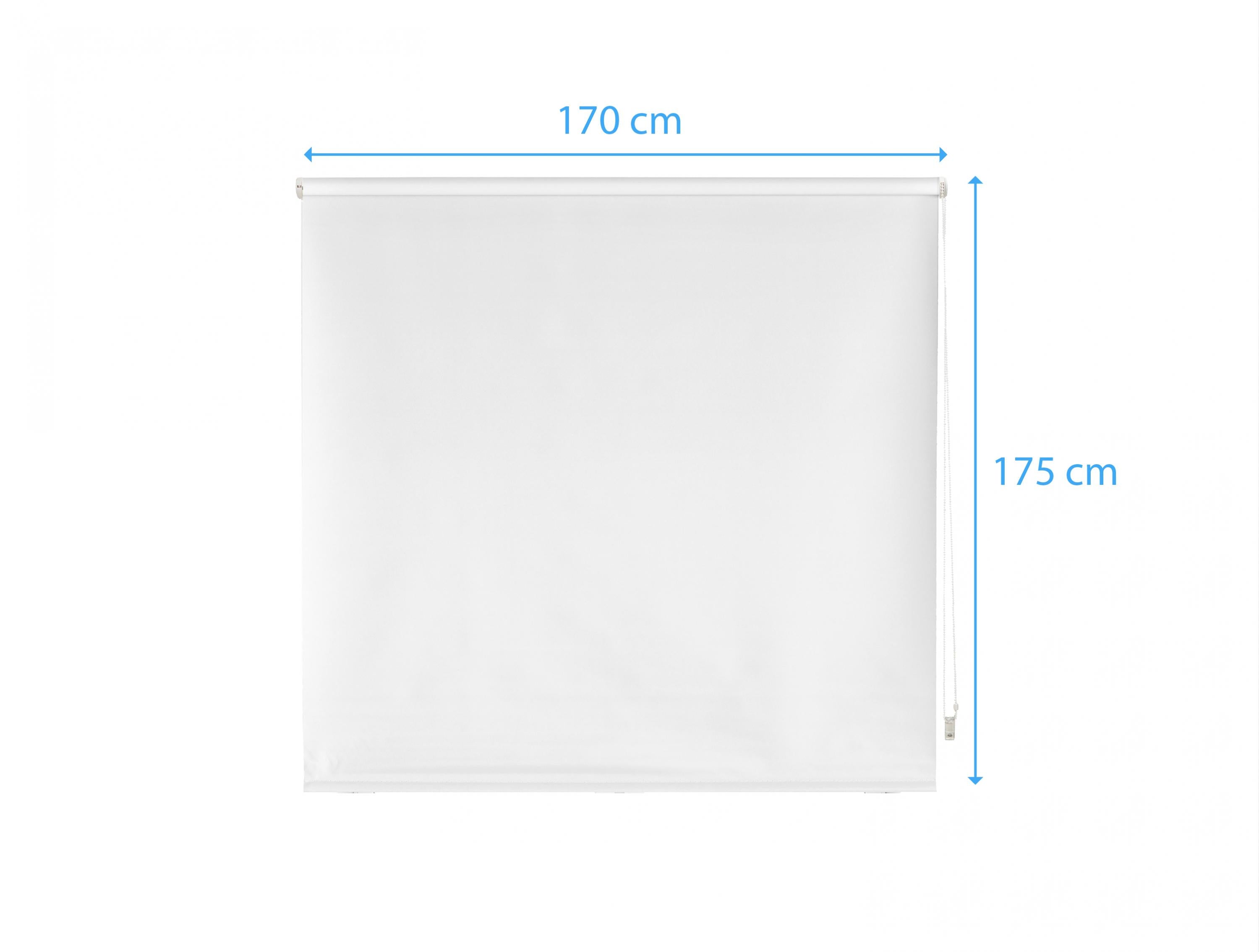 Estor Enrollable 170X175 BLANCO OPTICO Translúcido