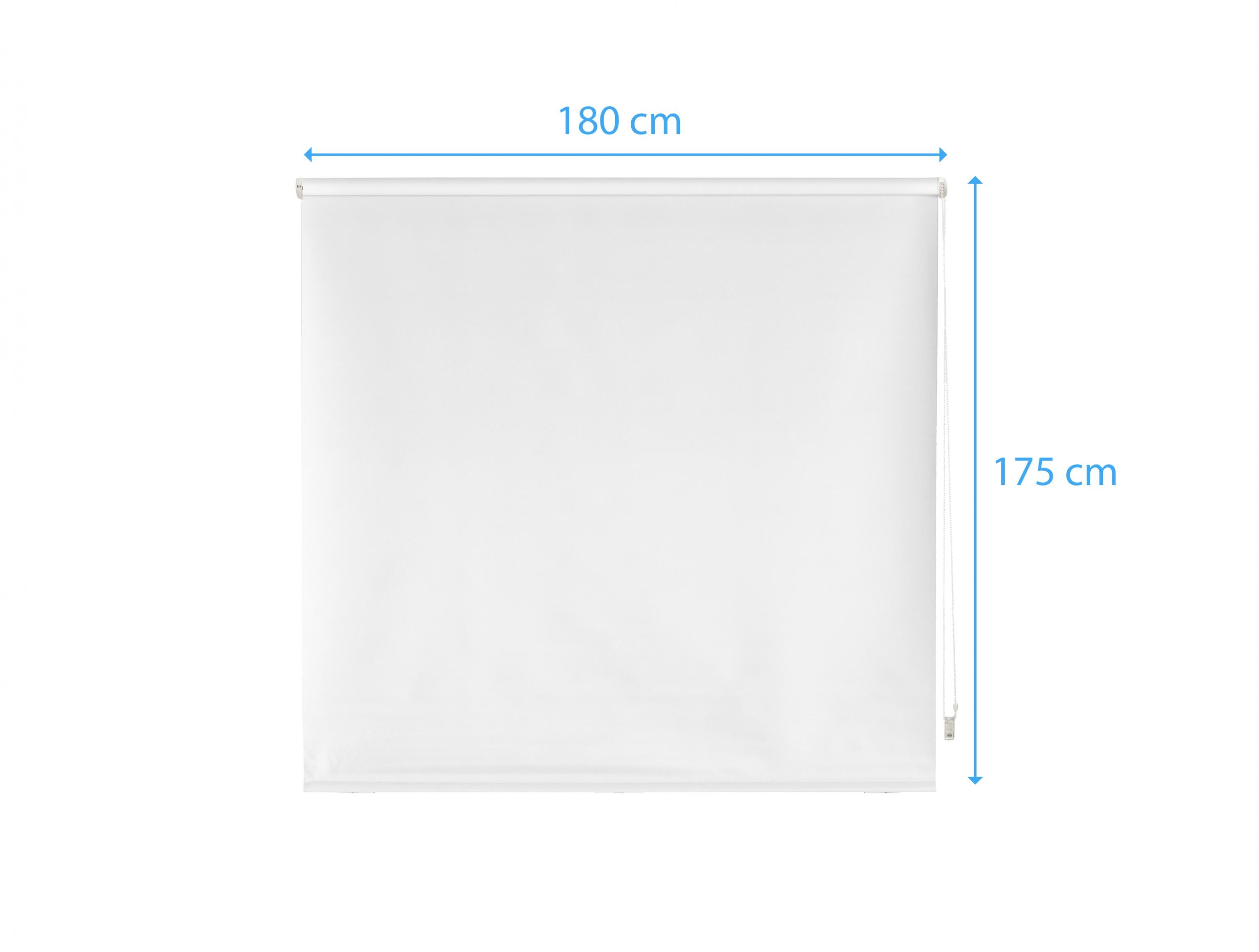Estor Enrollable 180X175 BLANCO OPTICO Translúcido