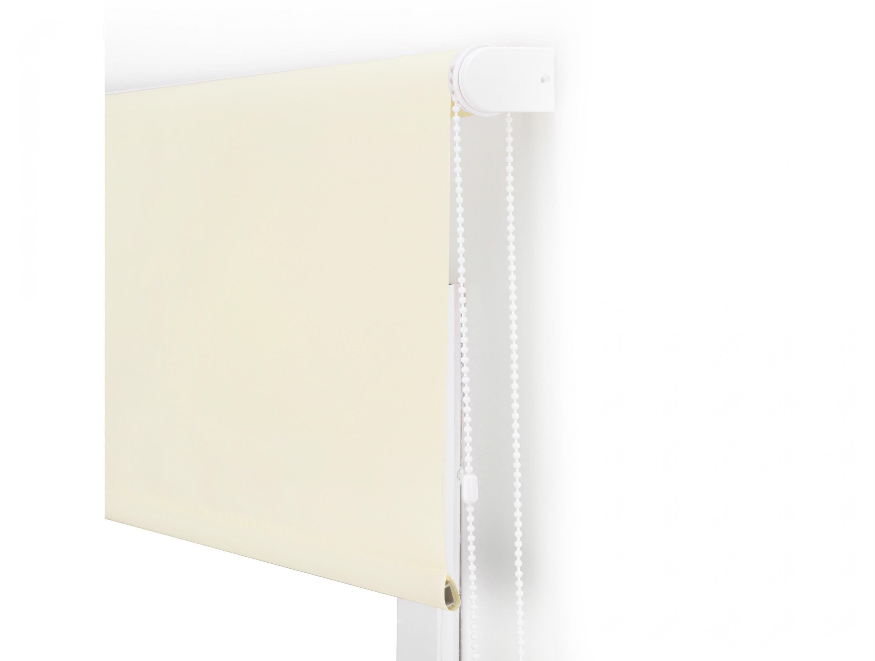 Cortina enrollable 180x250 BEIGE Poliéster Translúcido