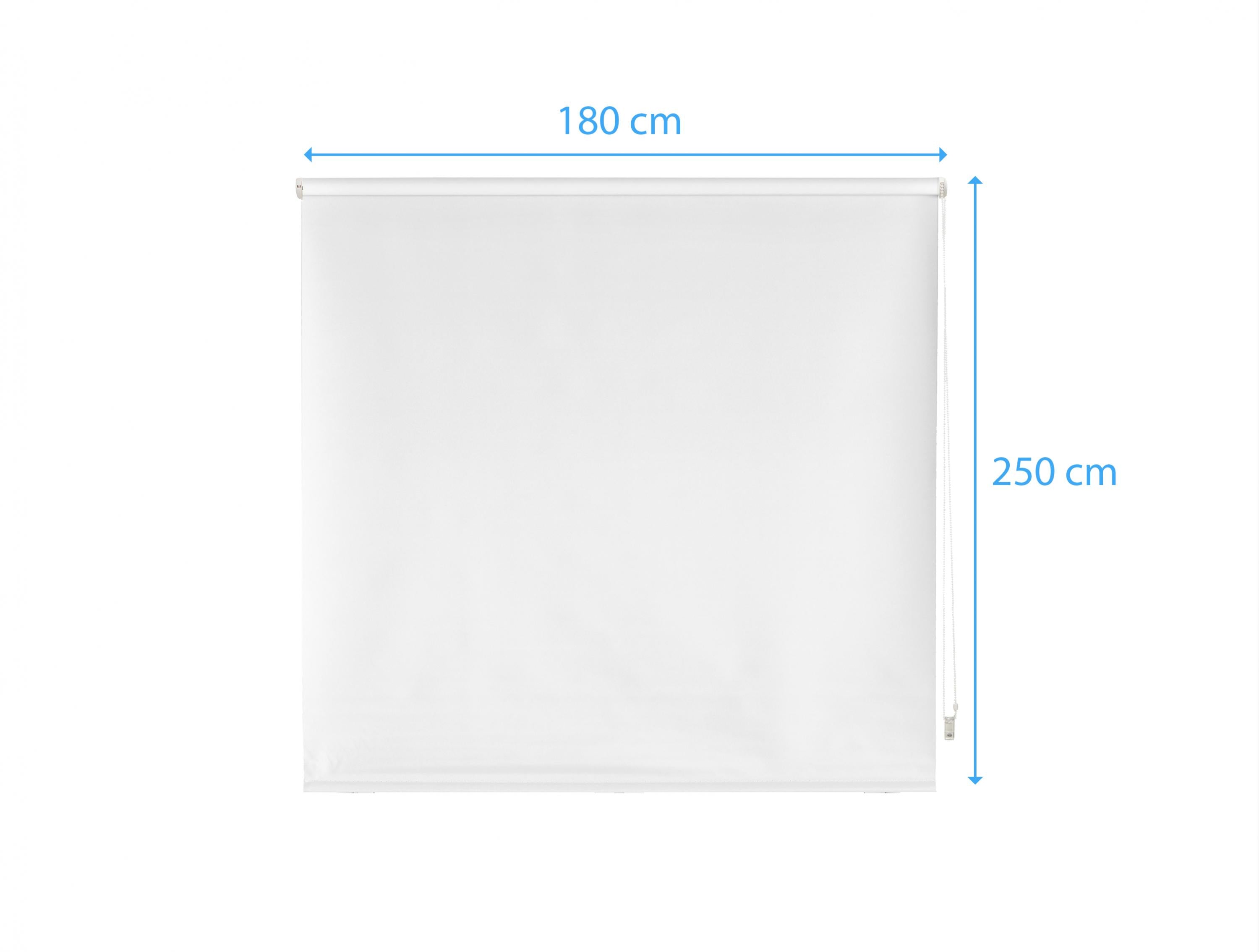 Estor Enrollable 180X250 BLANCO OPTICO Translúcido