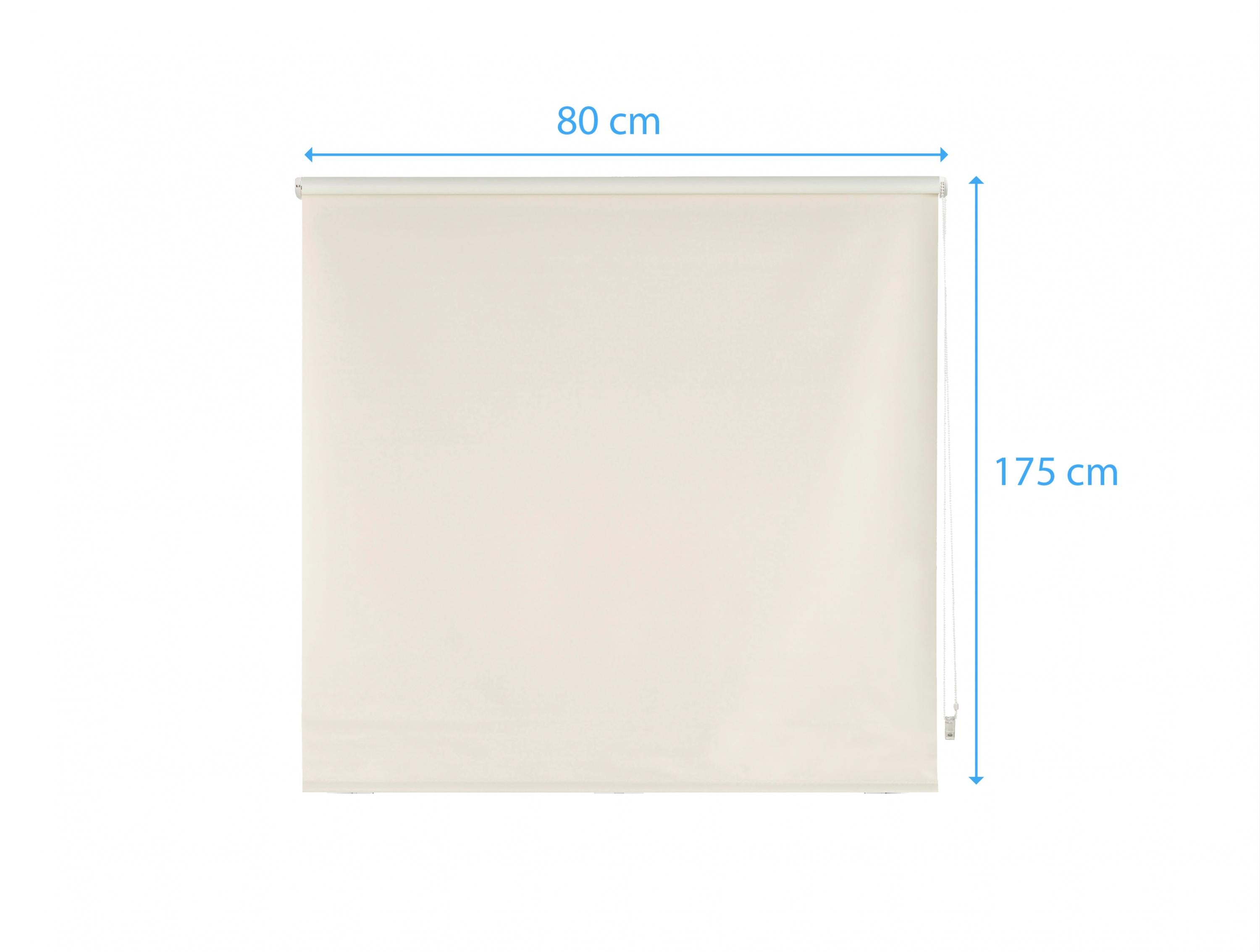 Estor Enrollable 80X175 BEIGE Poliéster Translúcido