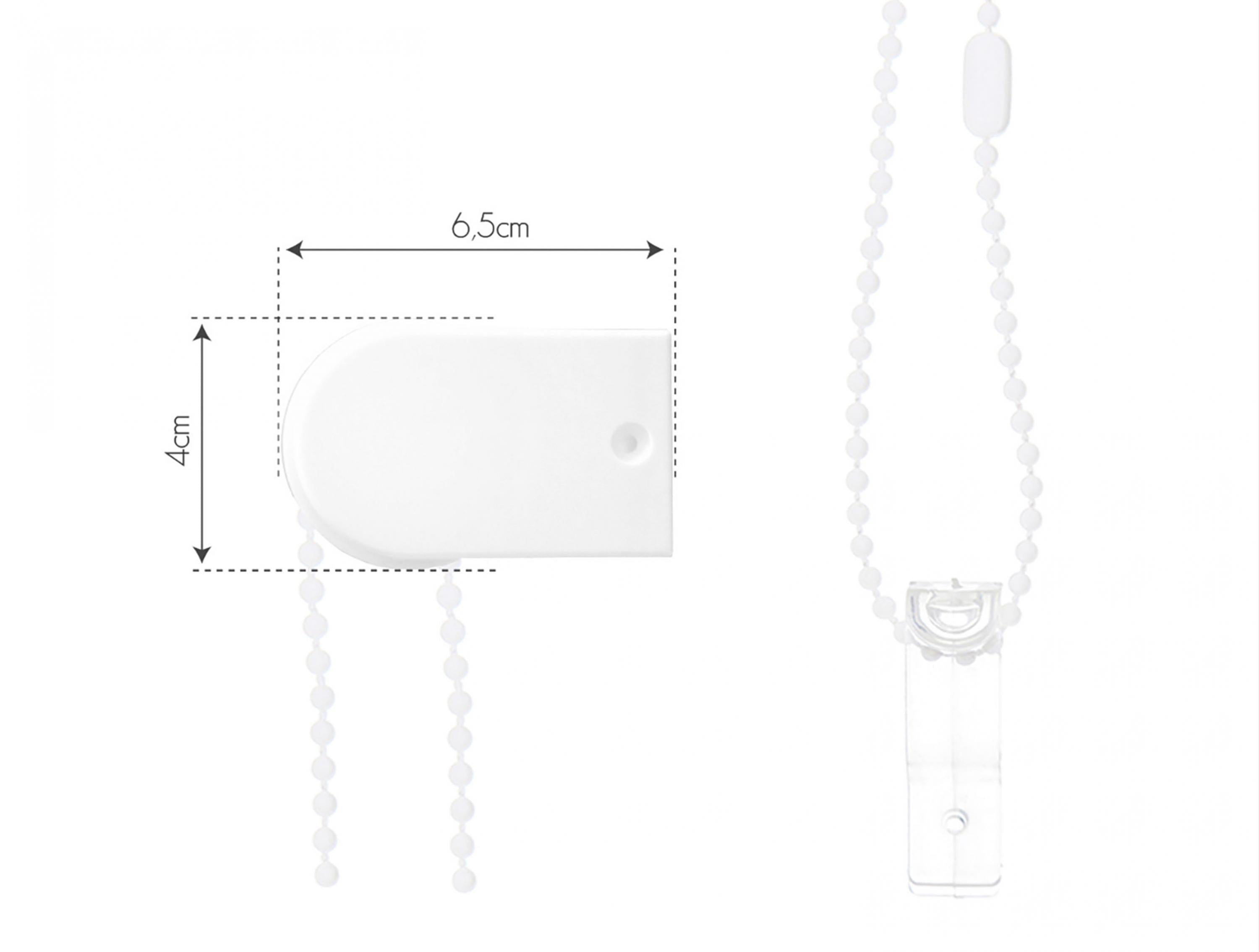 Estor Enrollable 90X175 PLATA Poliéster Translúcido