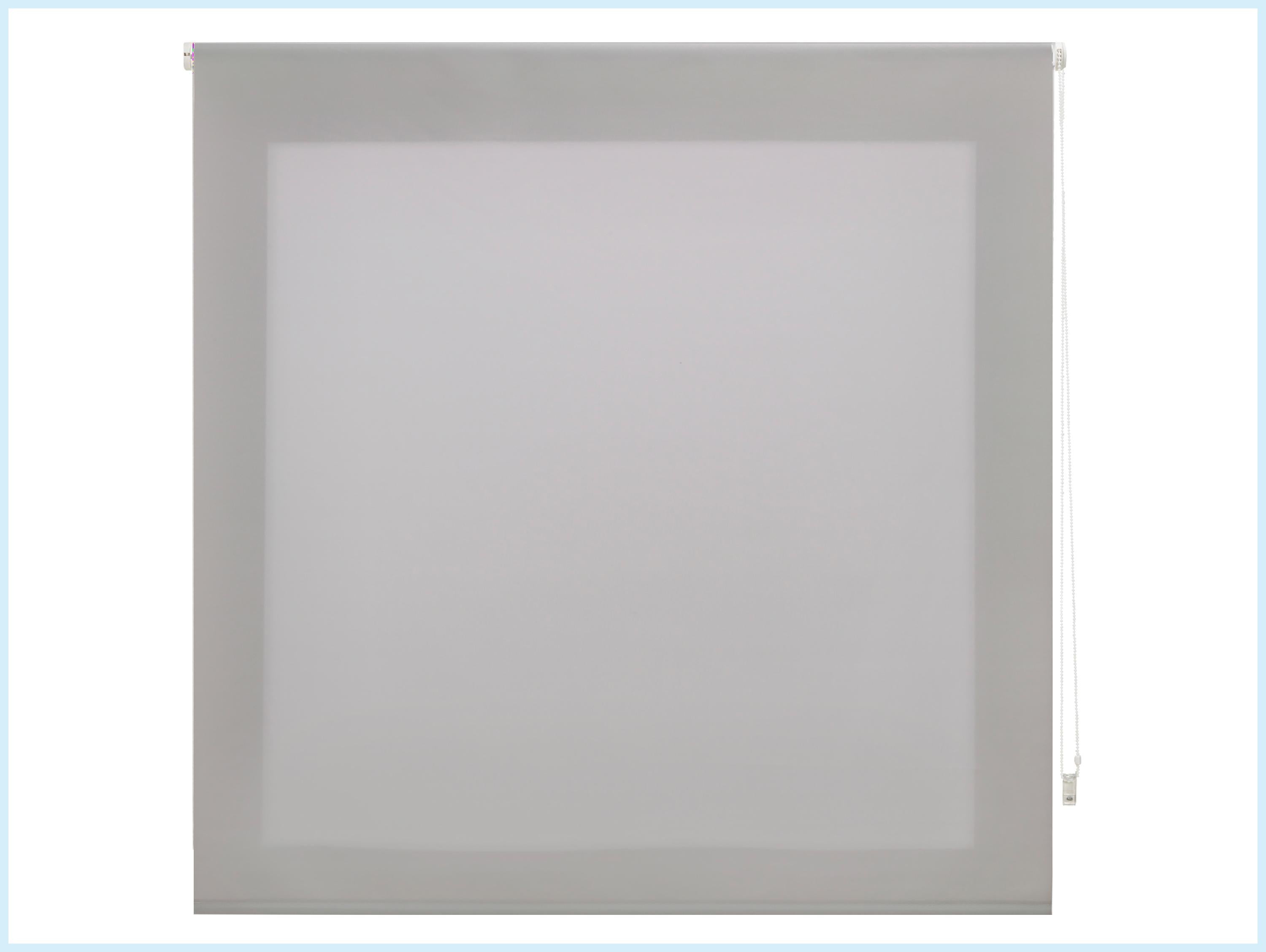 Estor Enrollable 90X175 PLATA Poliéster Translúcido