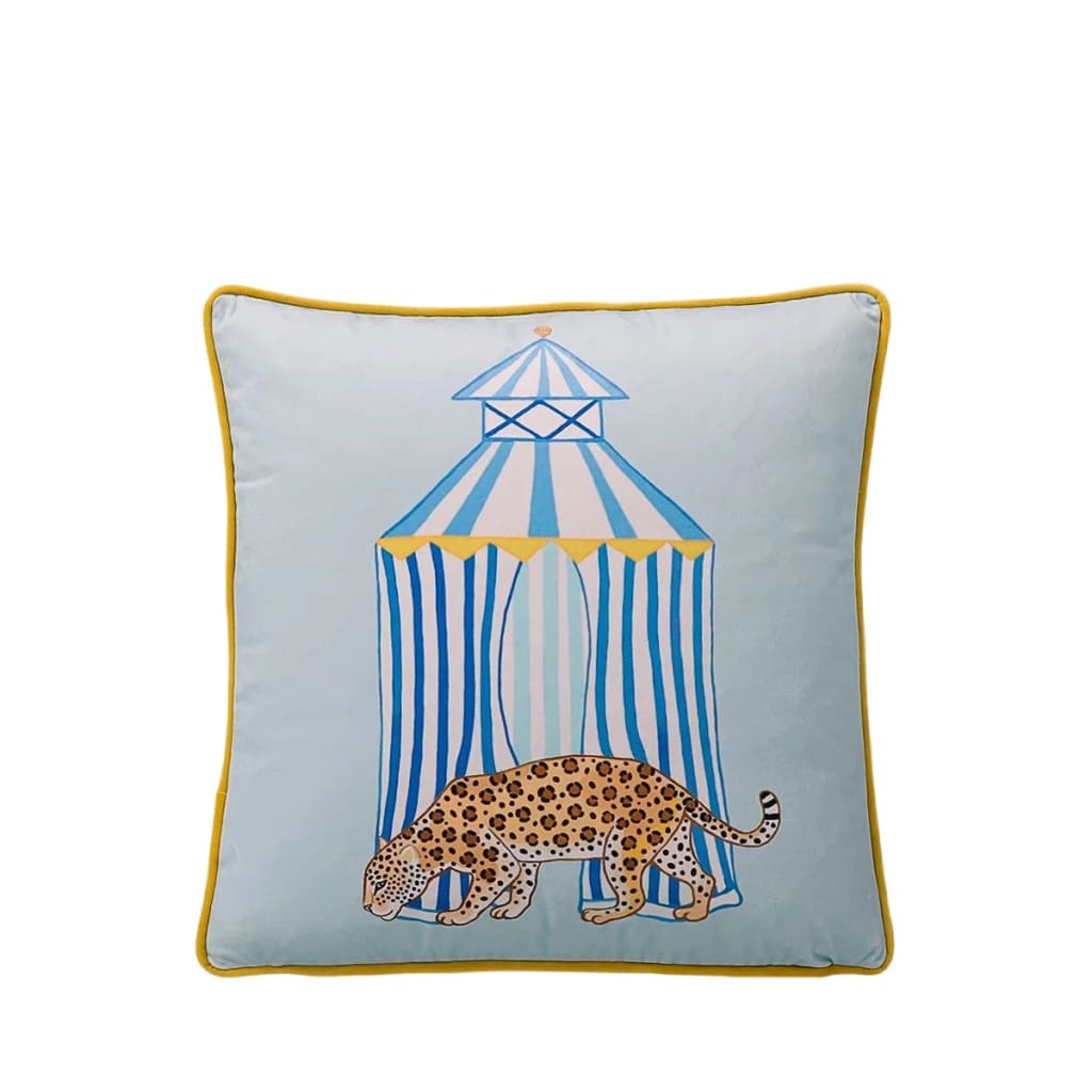 Opulent Coastal Leopard Cushion Cover