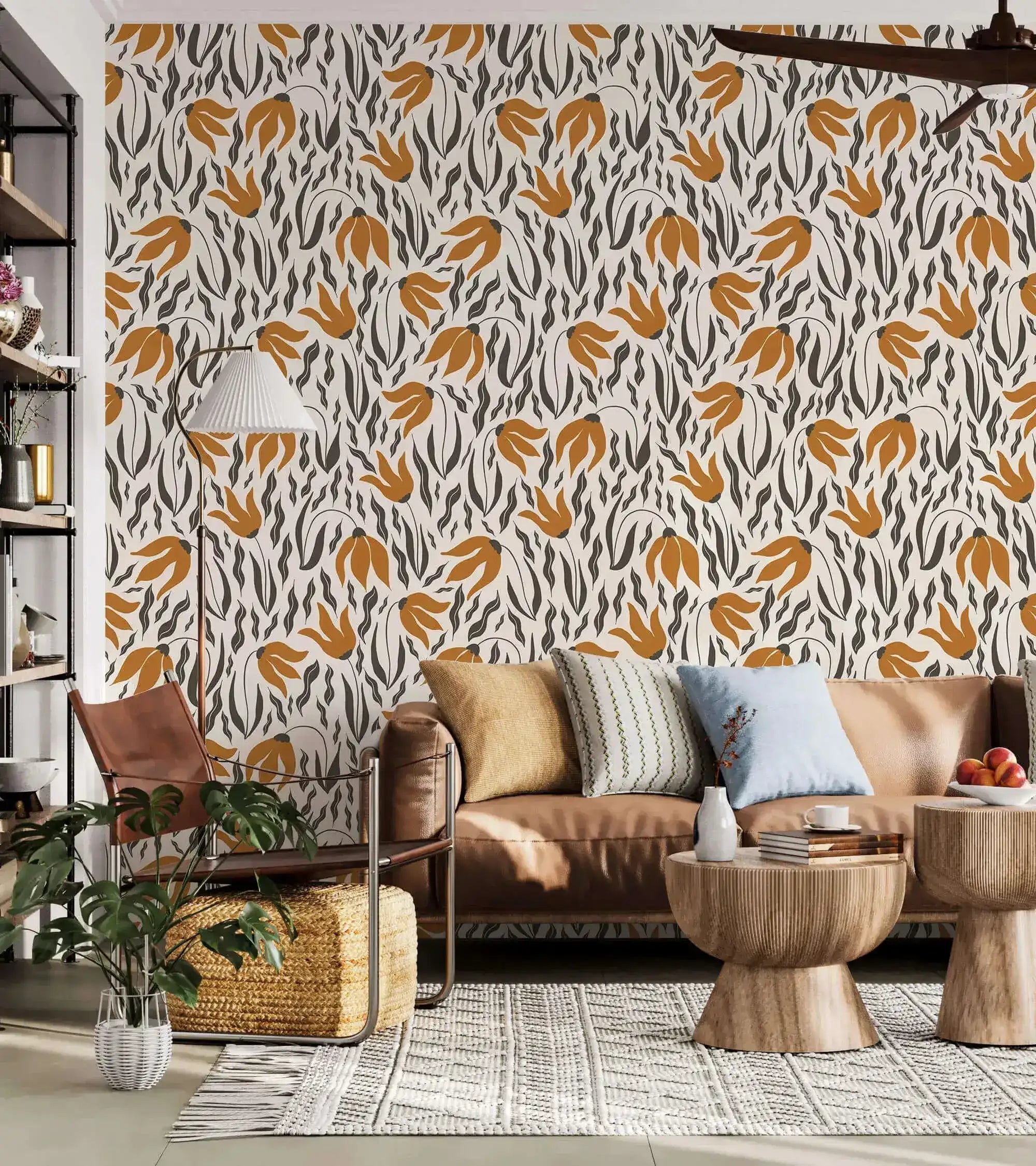 Orange Blossom Symphony Wallpaper