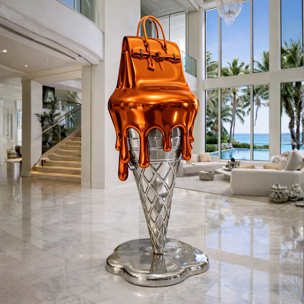 OSO Stainless Steel Molten Icon Sculpture