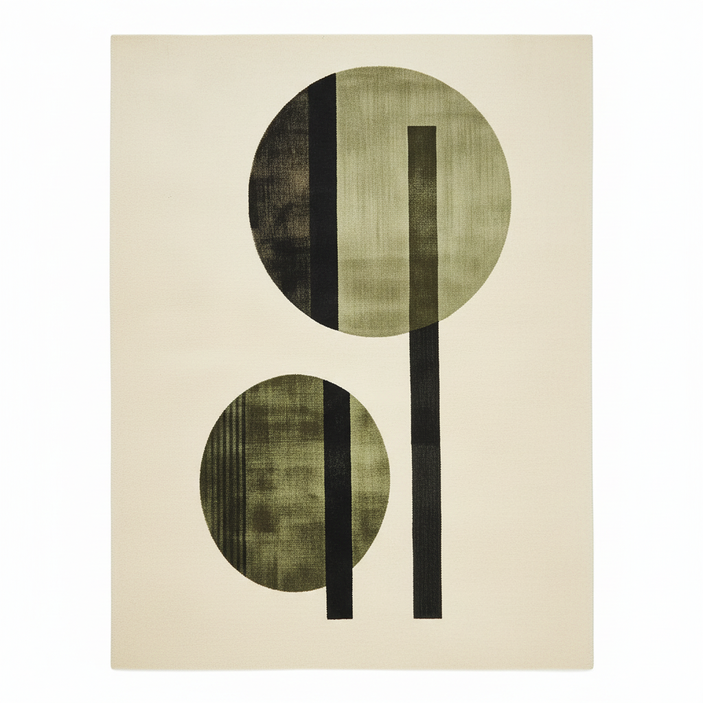 Orbital Harmony Hand Tufted Rug