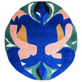 Organic Flow Story Hand Tufted Round Rug