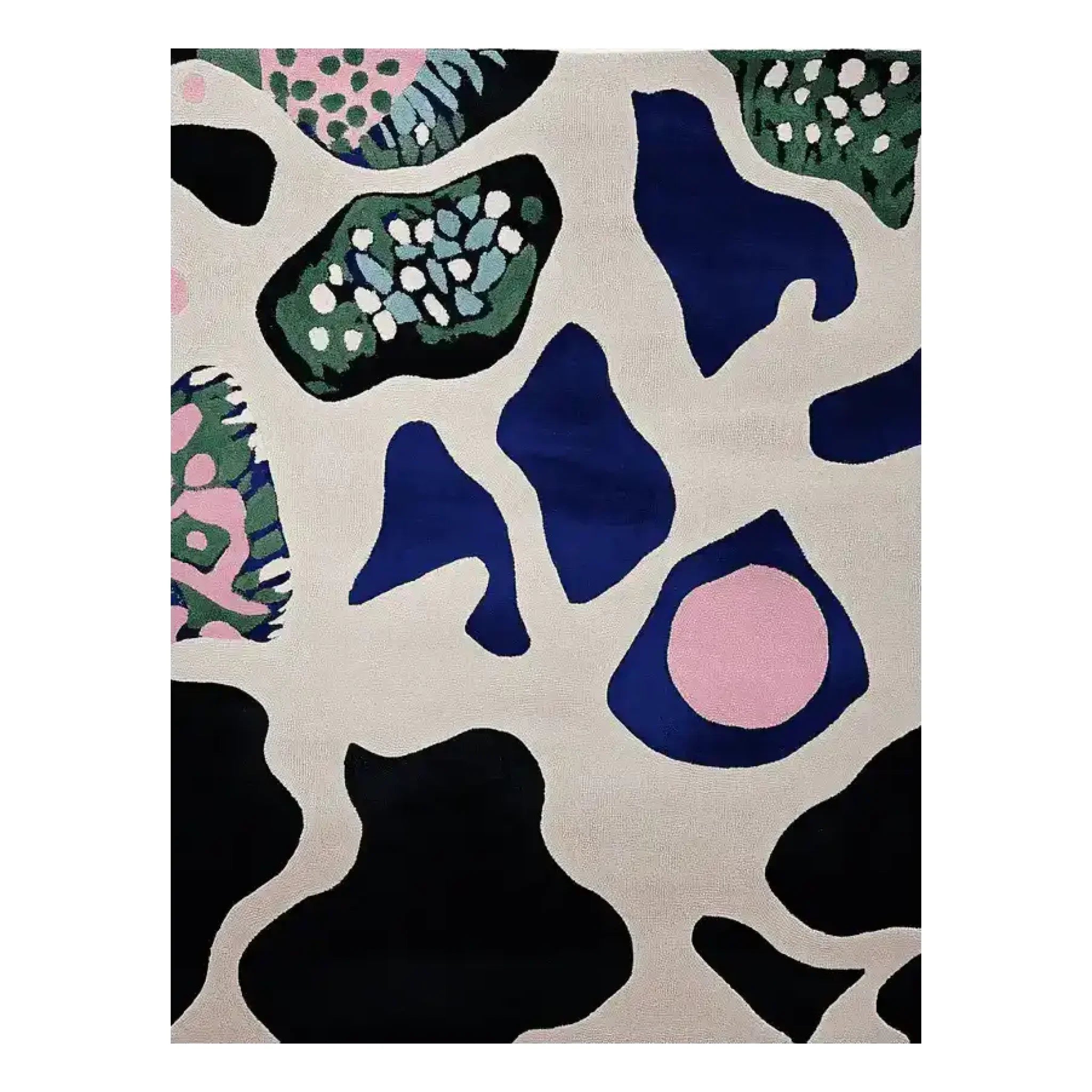 Organic Pattern Play Hand Tufted Rug