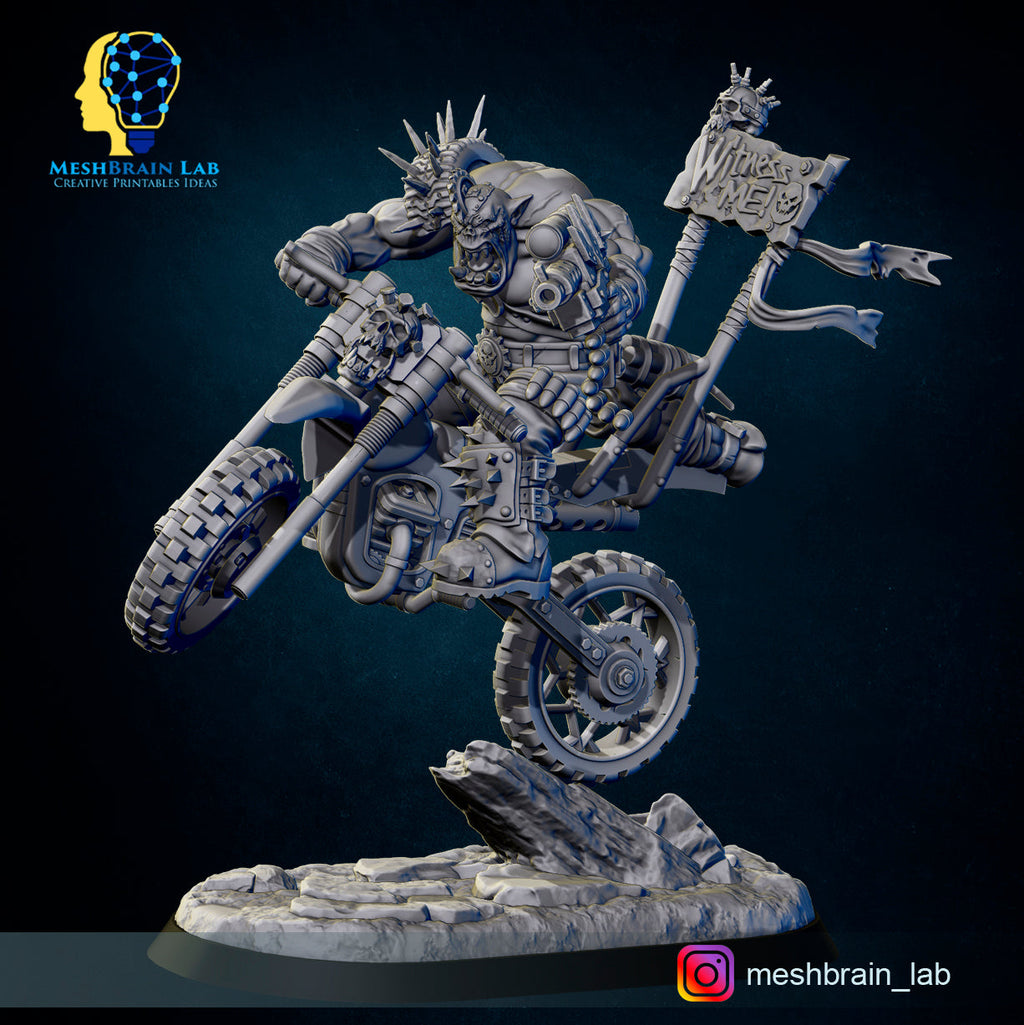 Wasteland Biker Orks Squad, MeshBrain Lab