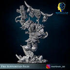 Ork Warboss with battle claw, MeshBrain Lab
