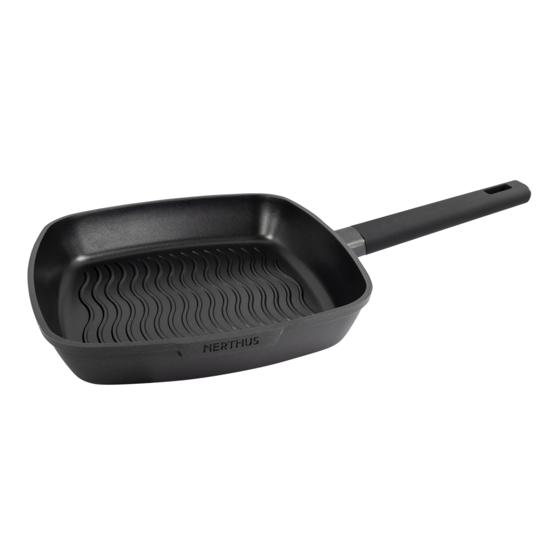 Sartén Grill Antiadherente Quantanium de PPG Reforzada Con Titanio 28 cm