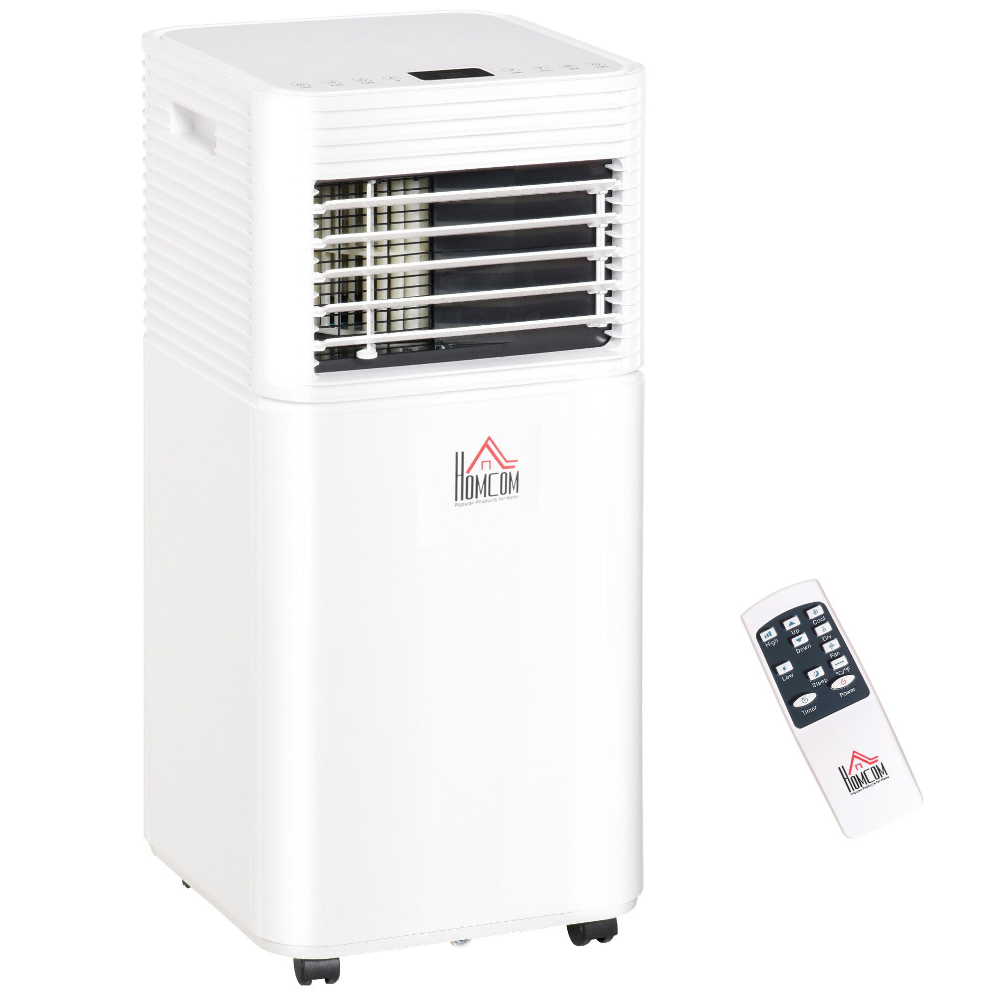 8000 BTU Portable AC Unit with Sleep Modes & Remote Control up to 344 Sq. ft, White