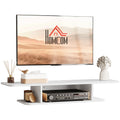 Floating TV Unit Stand for TVs up to 40" with Storage Shelf, Entertainment Center, White